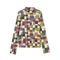 Adult Langarmshirt Rainbow Plaid Pattern