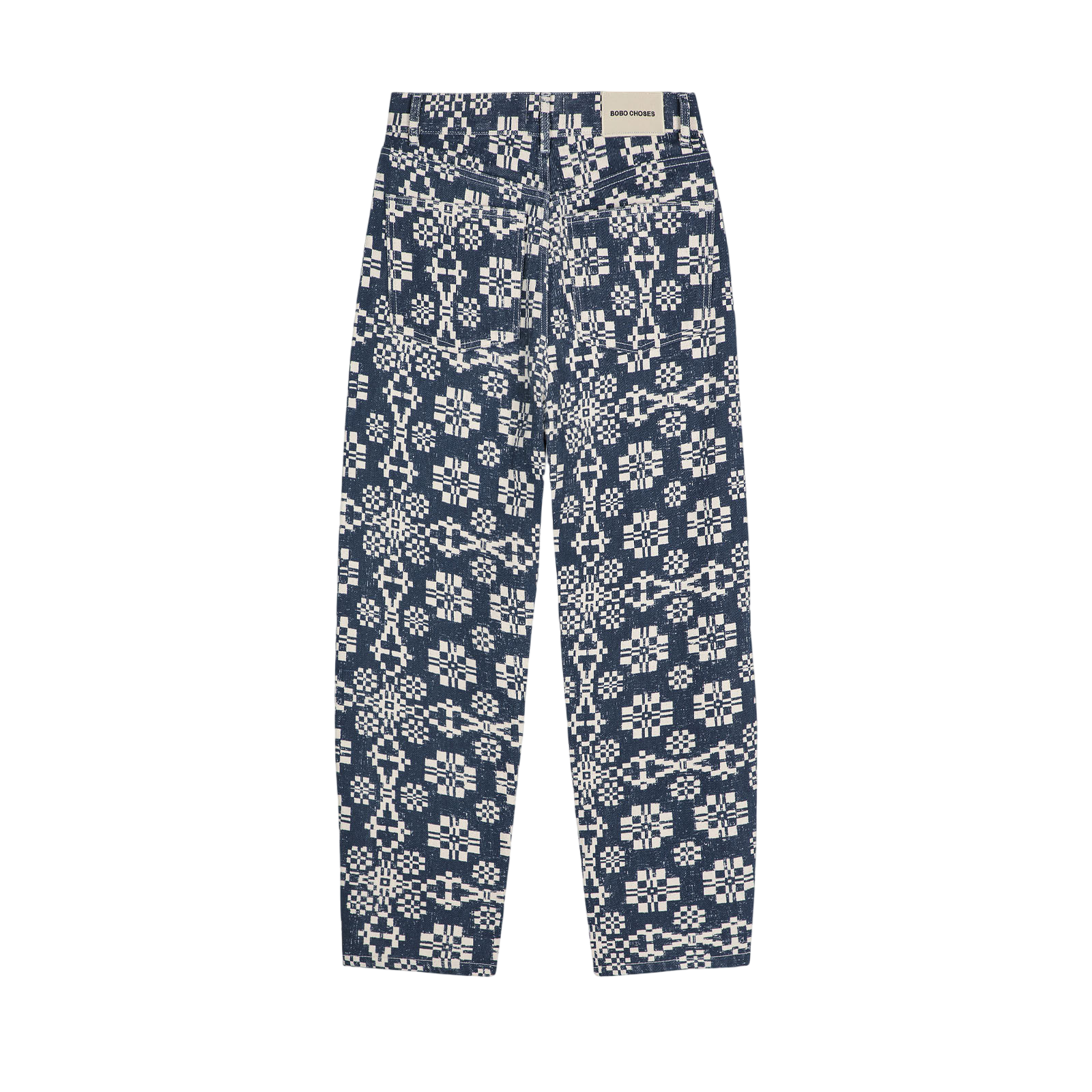 Adult Jeans Kaleidoscope Pattern Midnight Blue