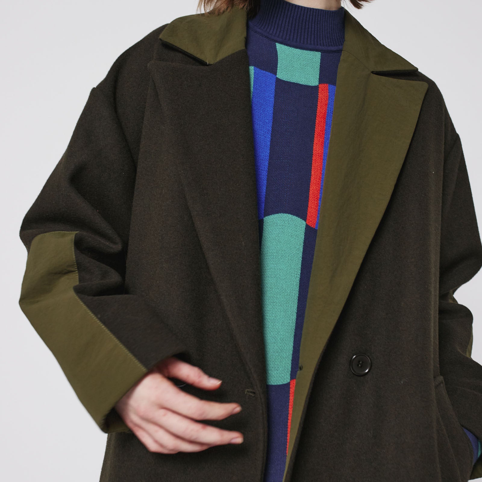 Robe Géométrique Jacquard