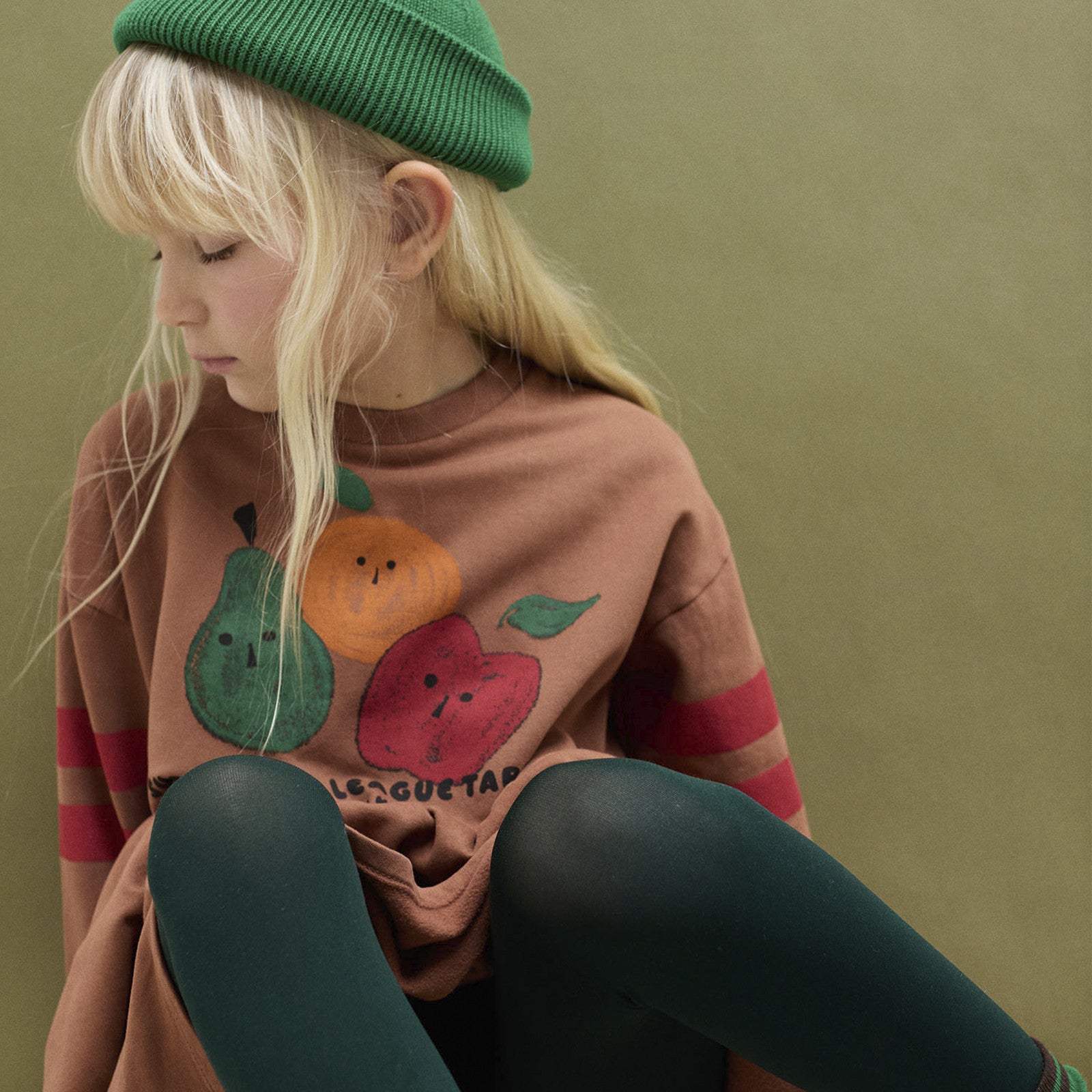 Robe Fruity Stripes Brown