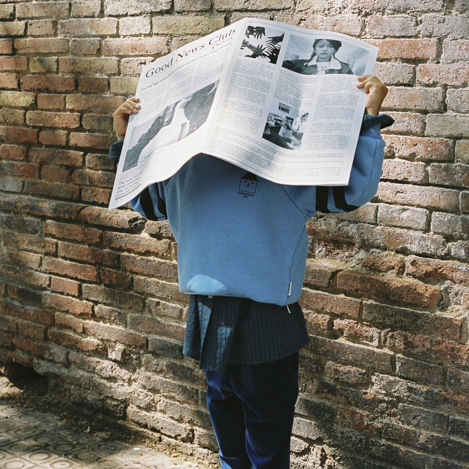 Sweatshirt WHK Logo Soft Blue