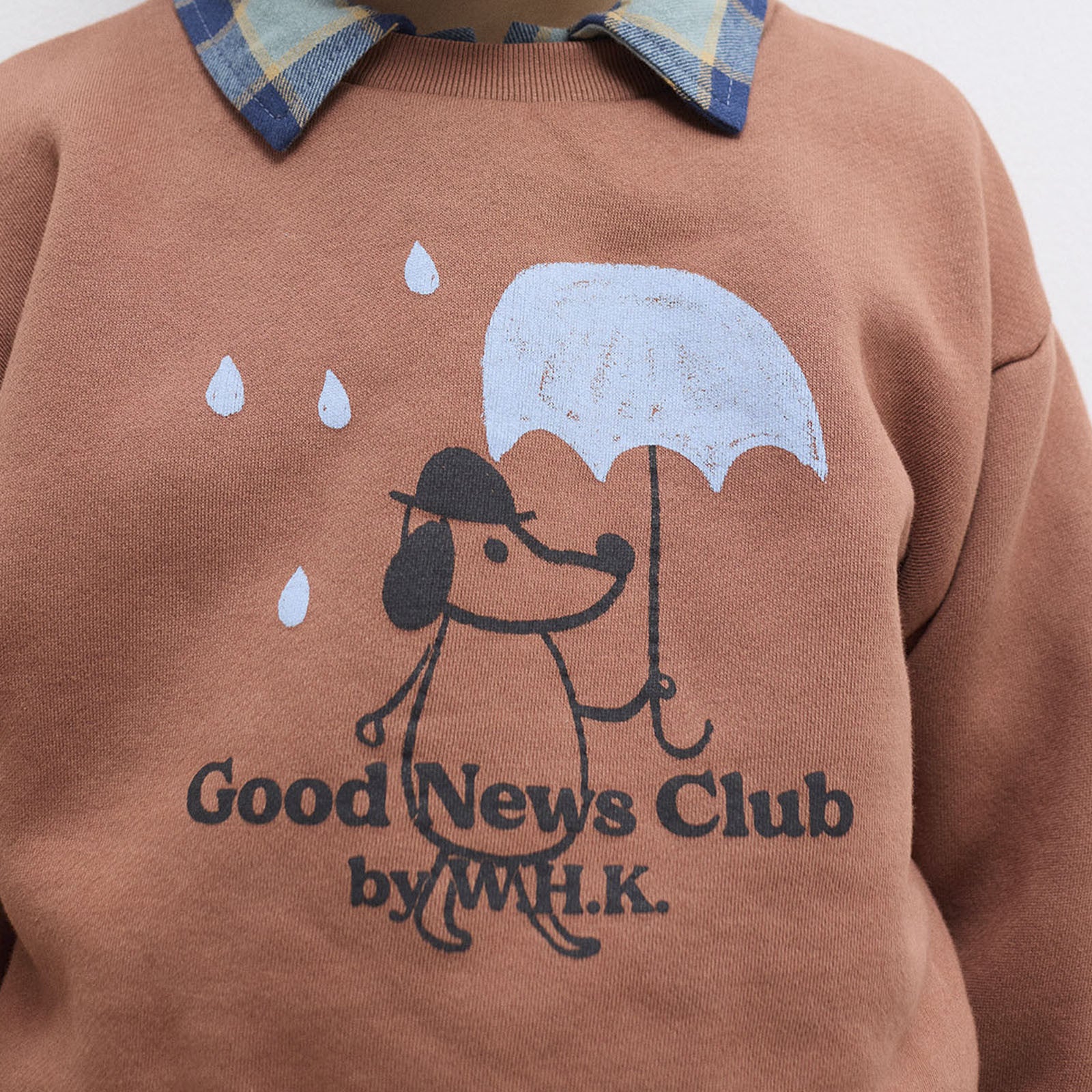 Sweatshirt Rainy Dog Brown