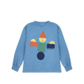 Langarmshirt Wooden Toy Light Blue