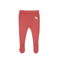 Baby Leggings Rocking Horse Footed Pink
