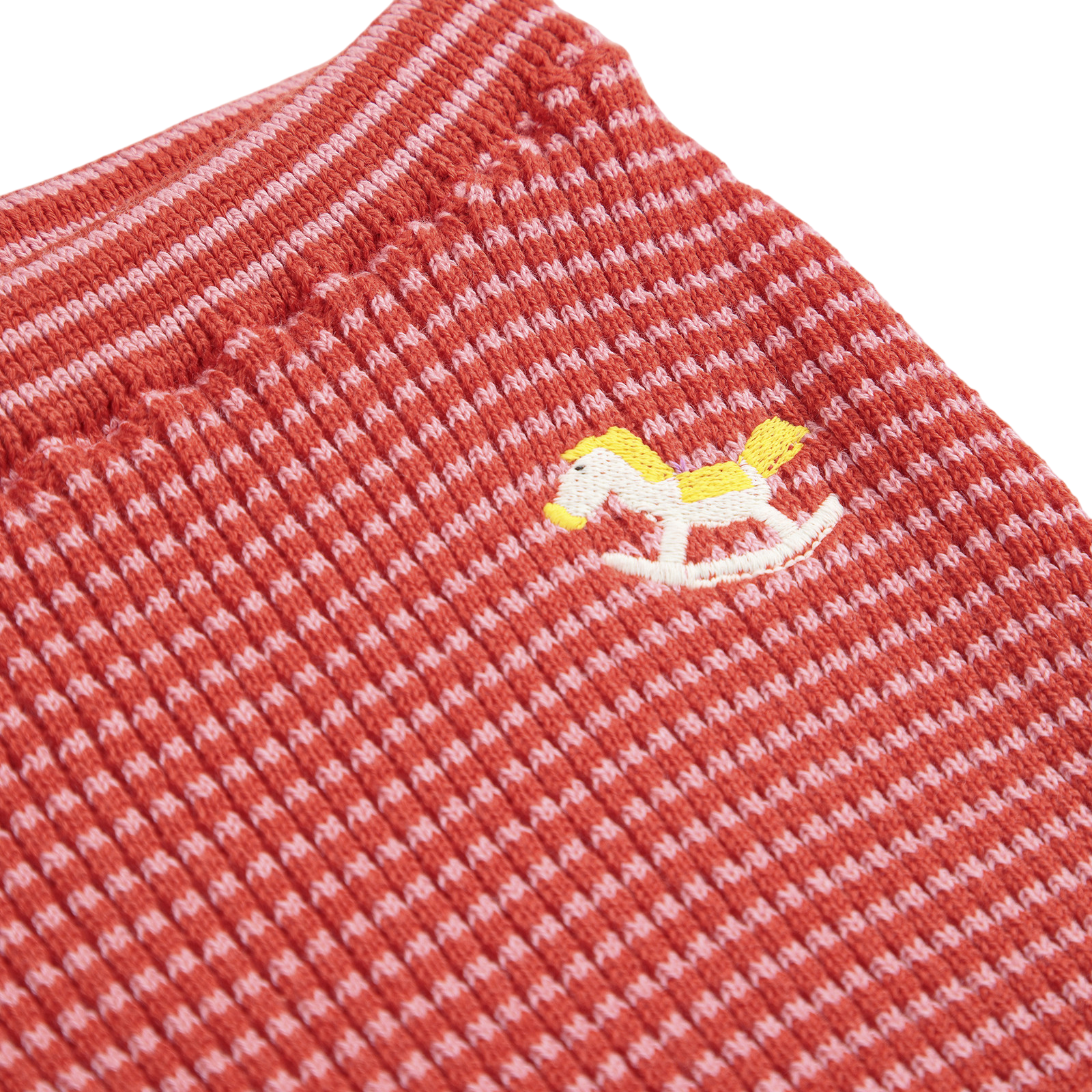 Baby Leggings Rocking Horse Footed Pink