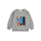 Sweat-shirt bébé Doggy Mate Light Heather Grey