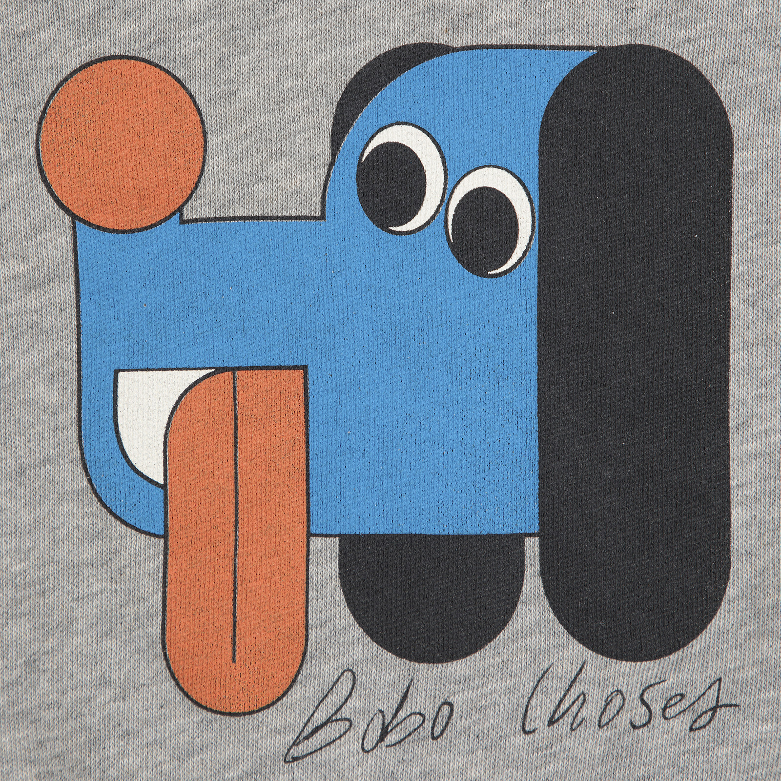 Sweat-shirt bébé Doggy Mate Light Heather Grey