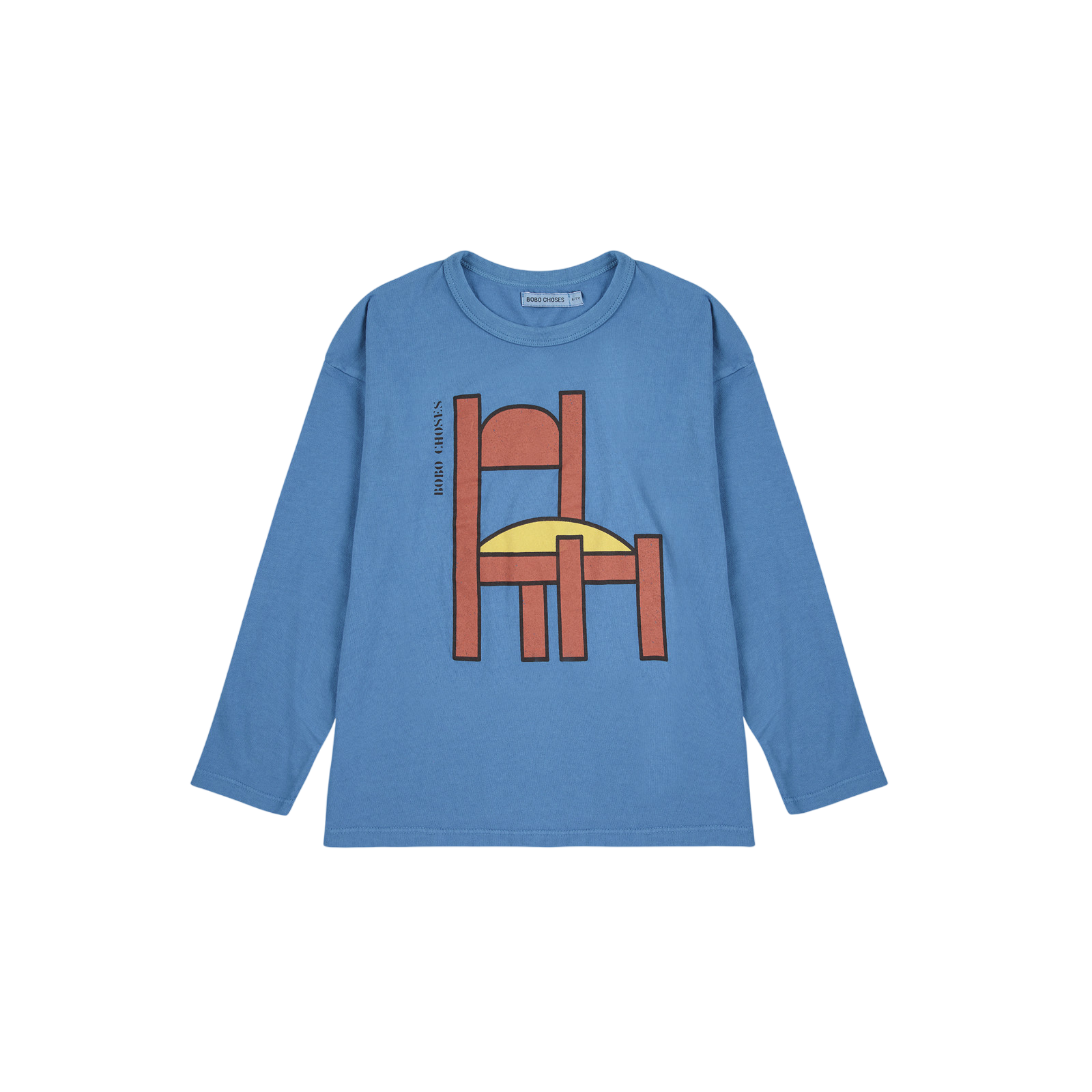 Langarmshirt Chair Blue