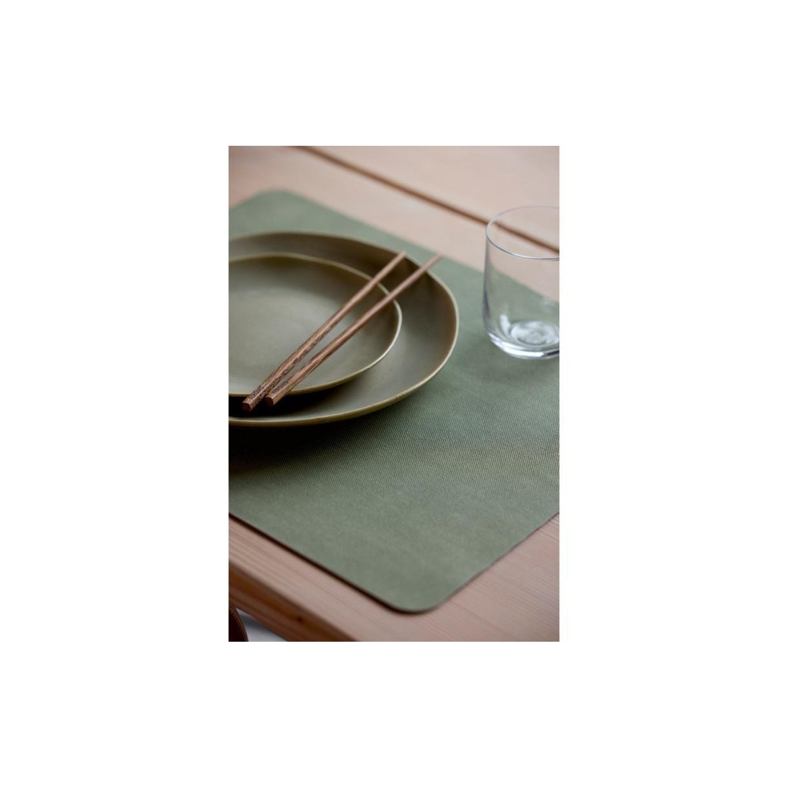 Villa Collection Tischset Shoku 35 cm x 46 cm, Grün