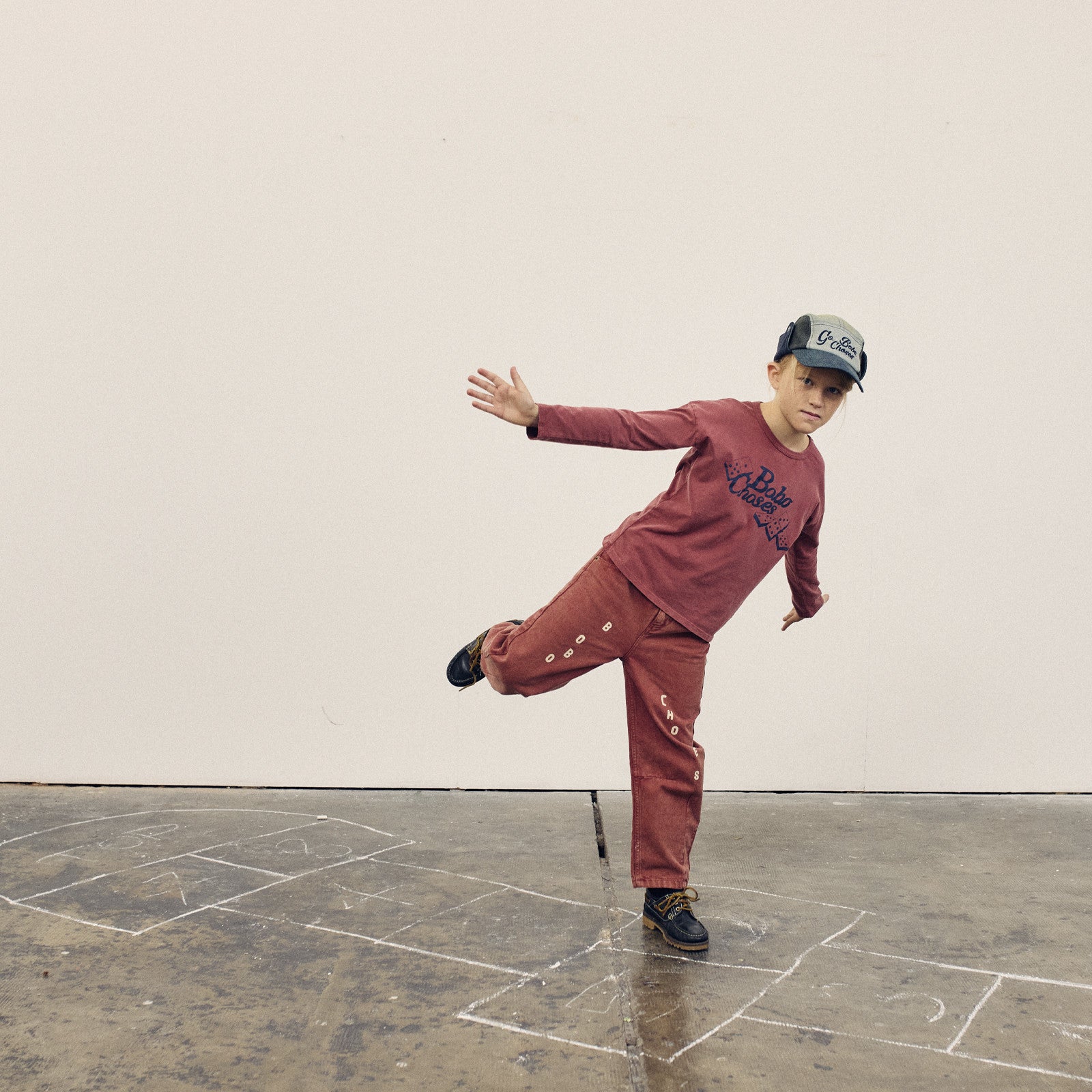 Long-sleeved shirt Dominos Brown