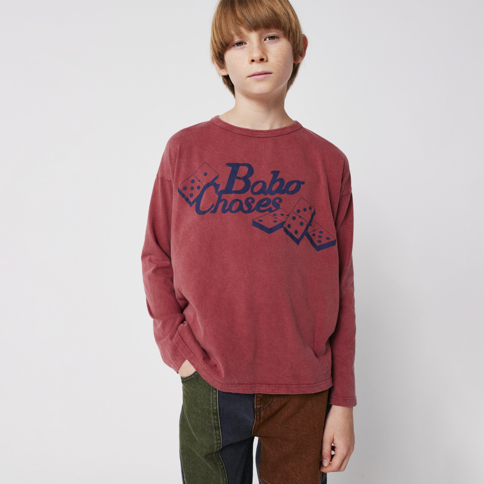 Long-sleeved shirt Dominos Brown