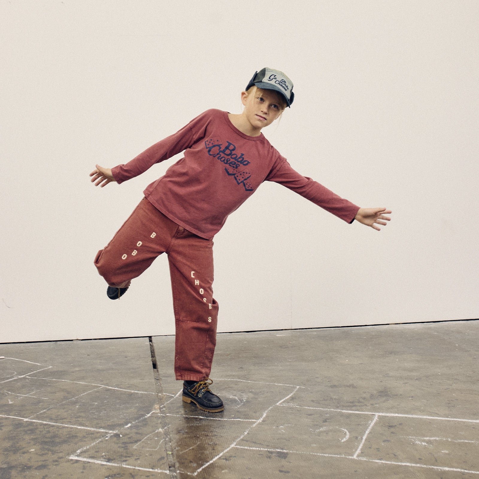 Long-sleeved shirt Dominos Brown