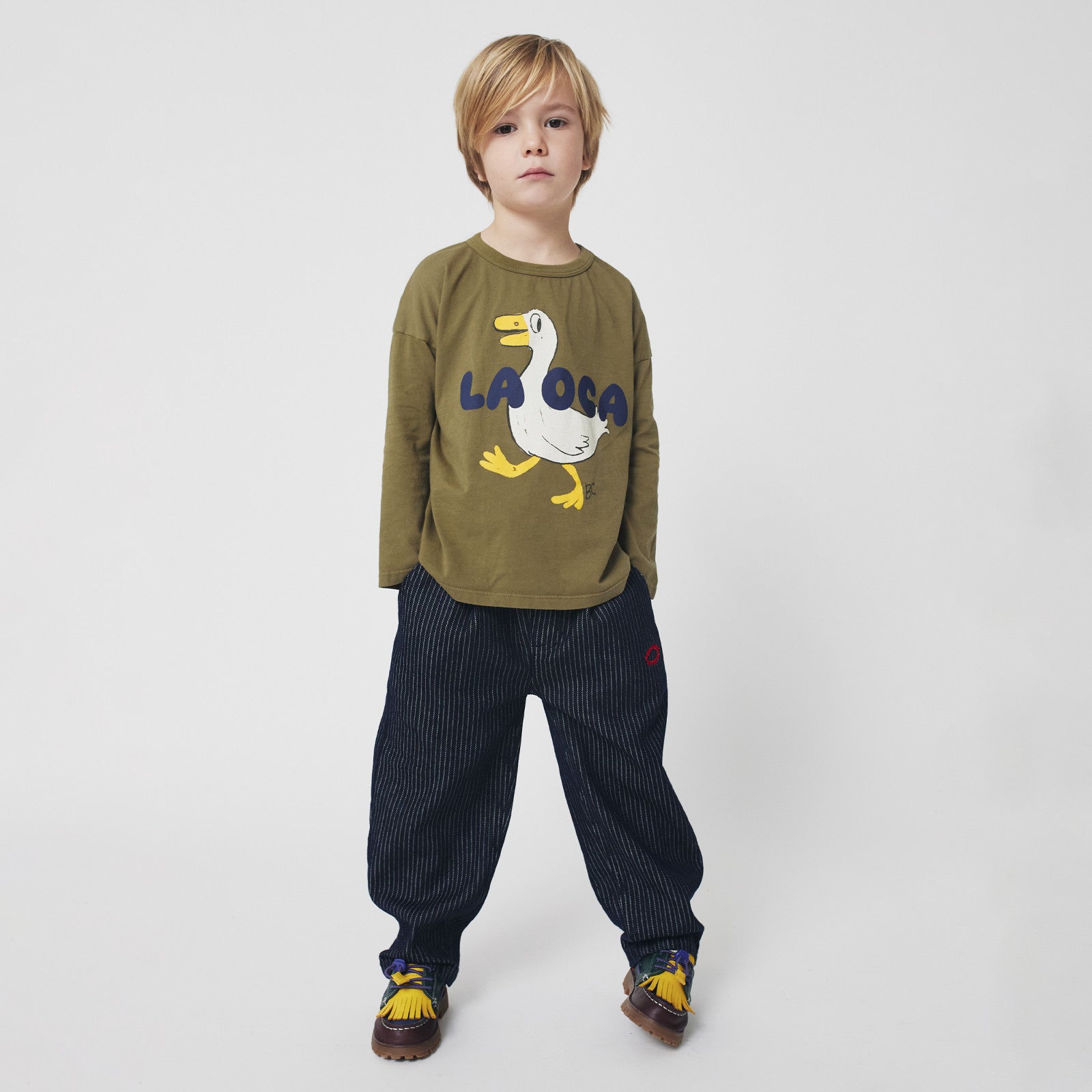 Langarmshirt La Oca Khaki