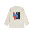 Langarmshirt Doggy Mate Offwhite