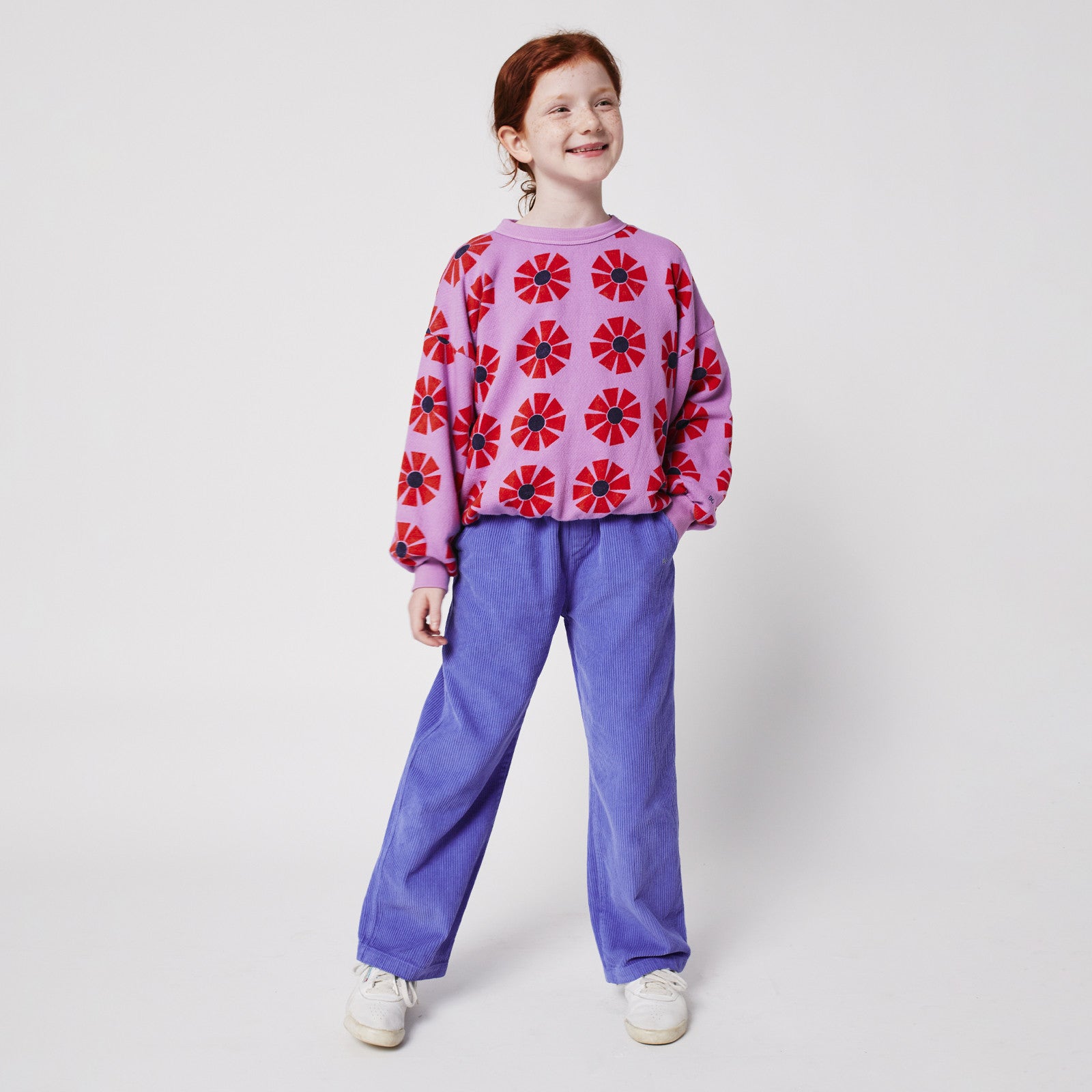 Sweatshirt Kaleidoscope All Over Purple