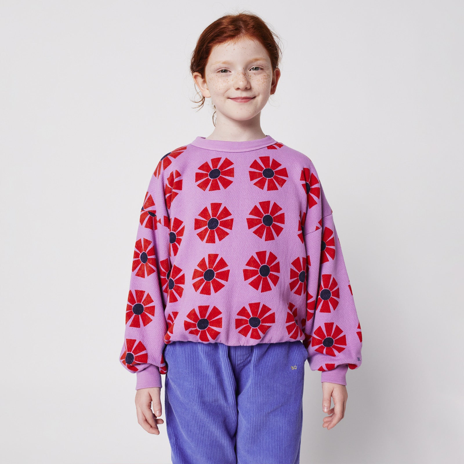 Sweatshirt Kaleidoscope All Over Purple