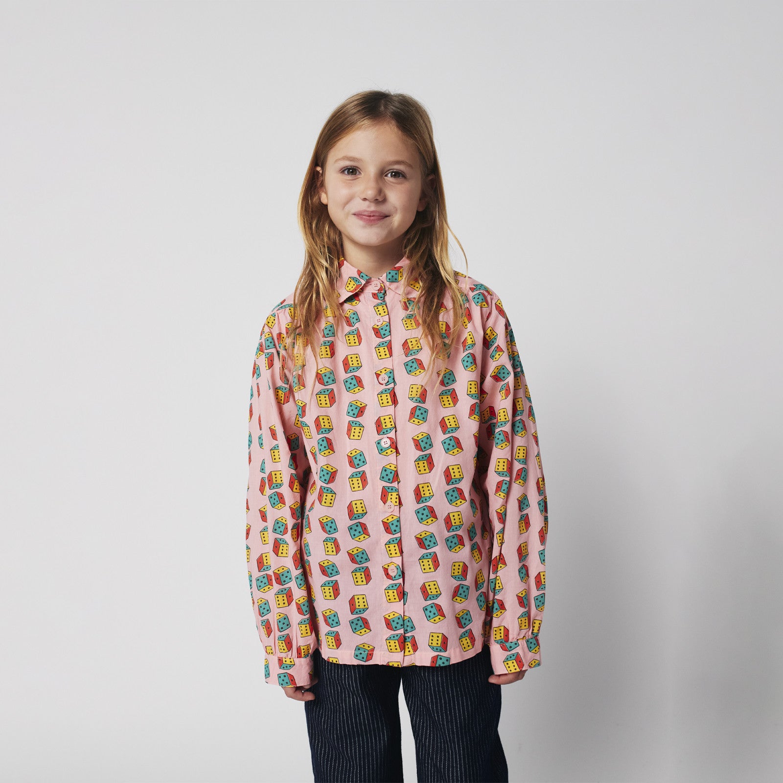 Blouse Dices All Over Pink