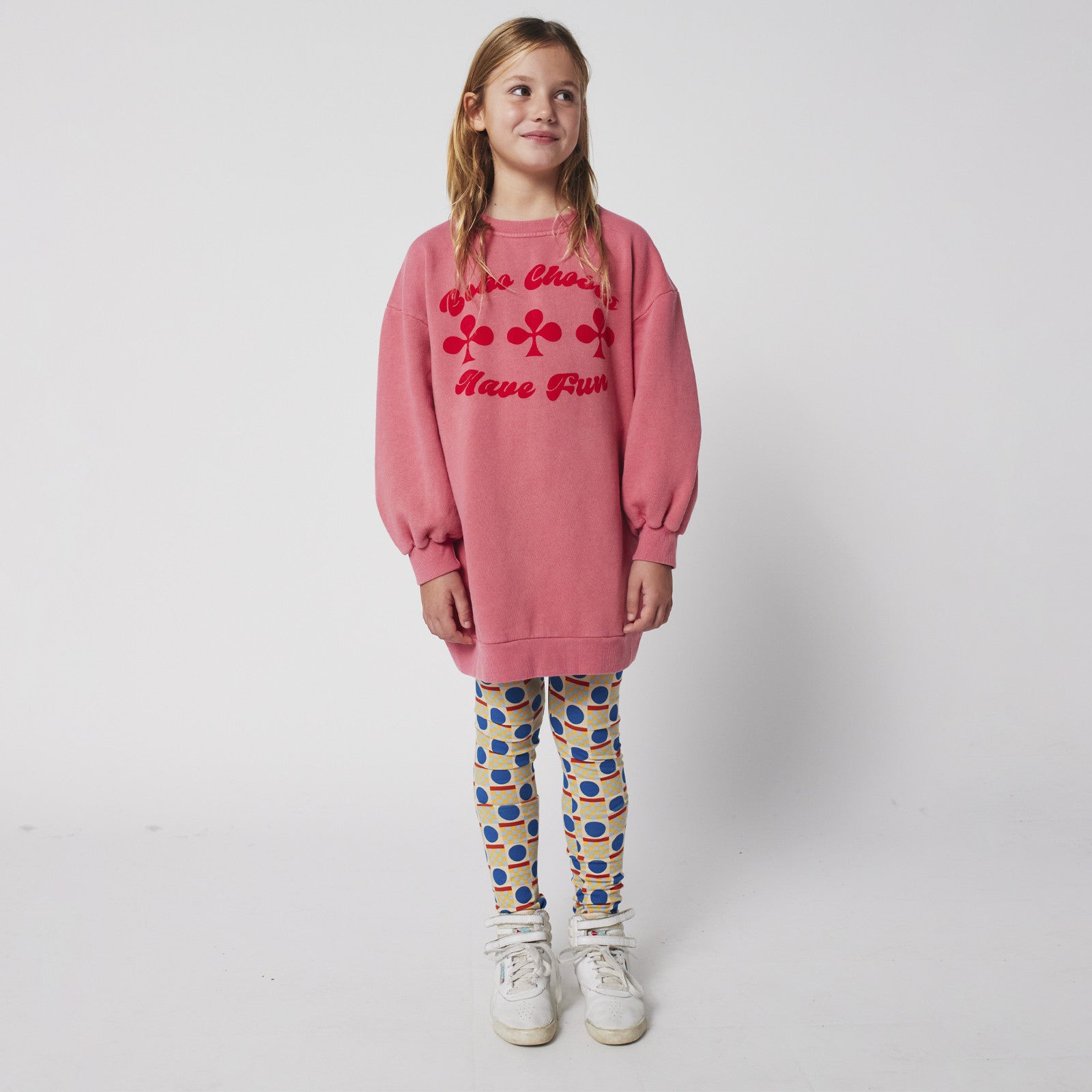 Leggings Geometric Scacs All Over Offwhite