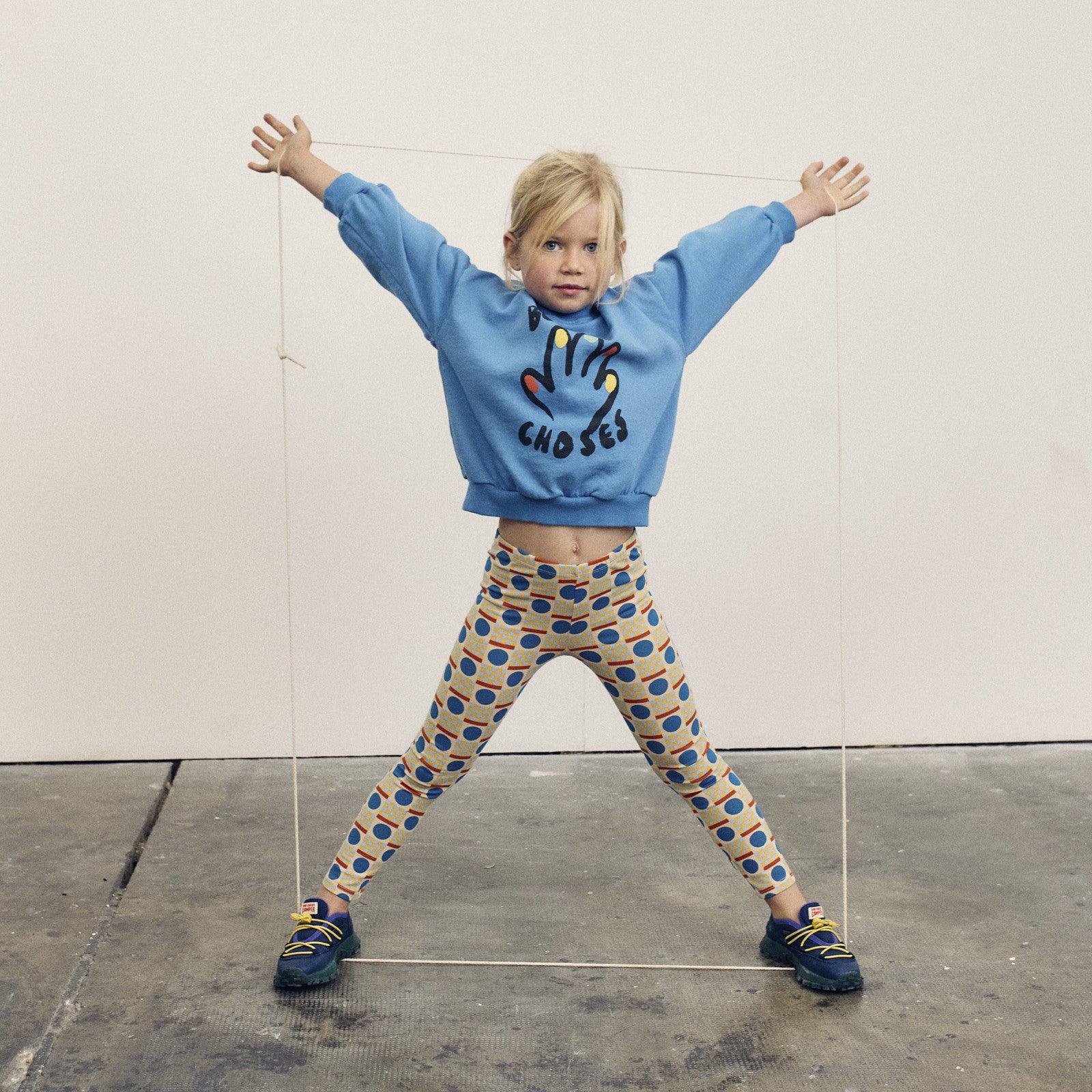 Leggings Geometric Scacs All Over Offwhite