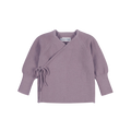 Tricot fin pour bébé Schlüttli laine mérinos mauve