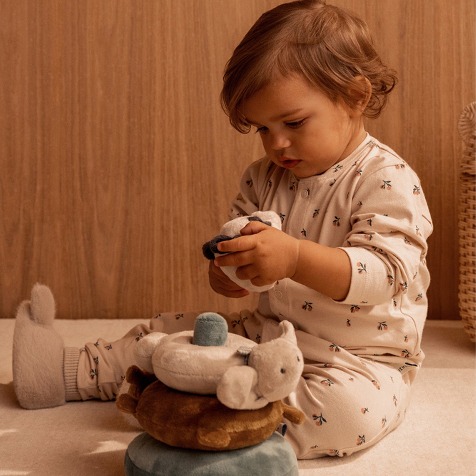 Baby Geschenkset Basim Rabbit Baby Plush Mist