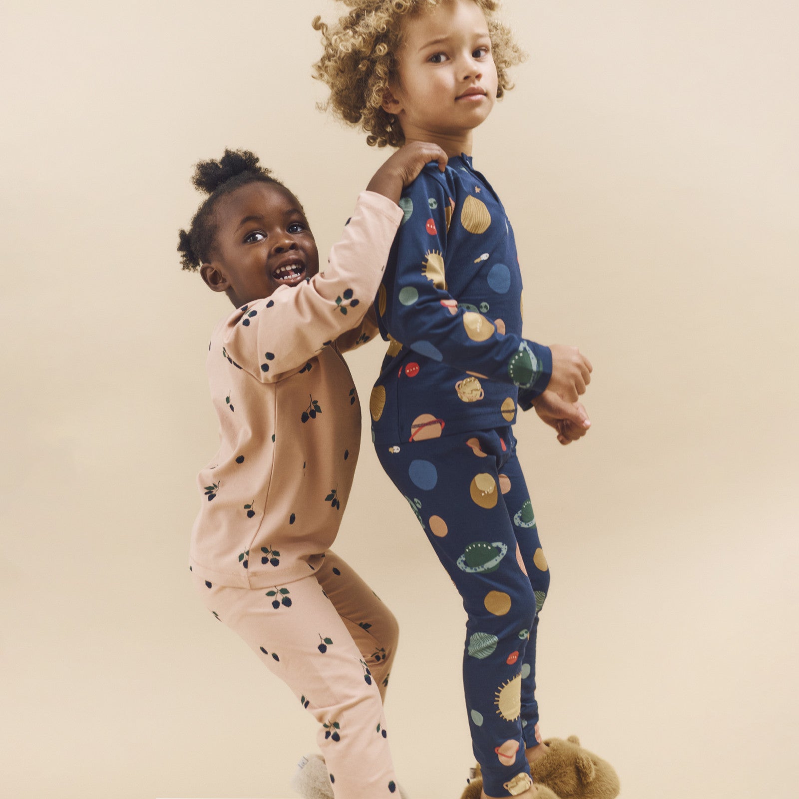 Wilhelm Printed Universe Classic Navy pyjama set