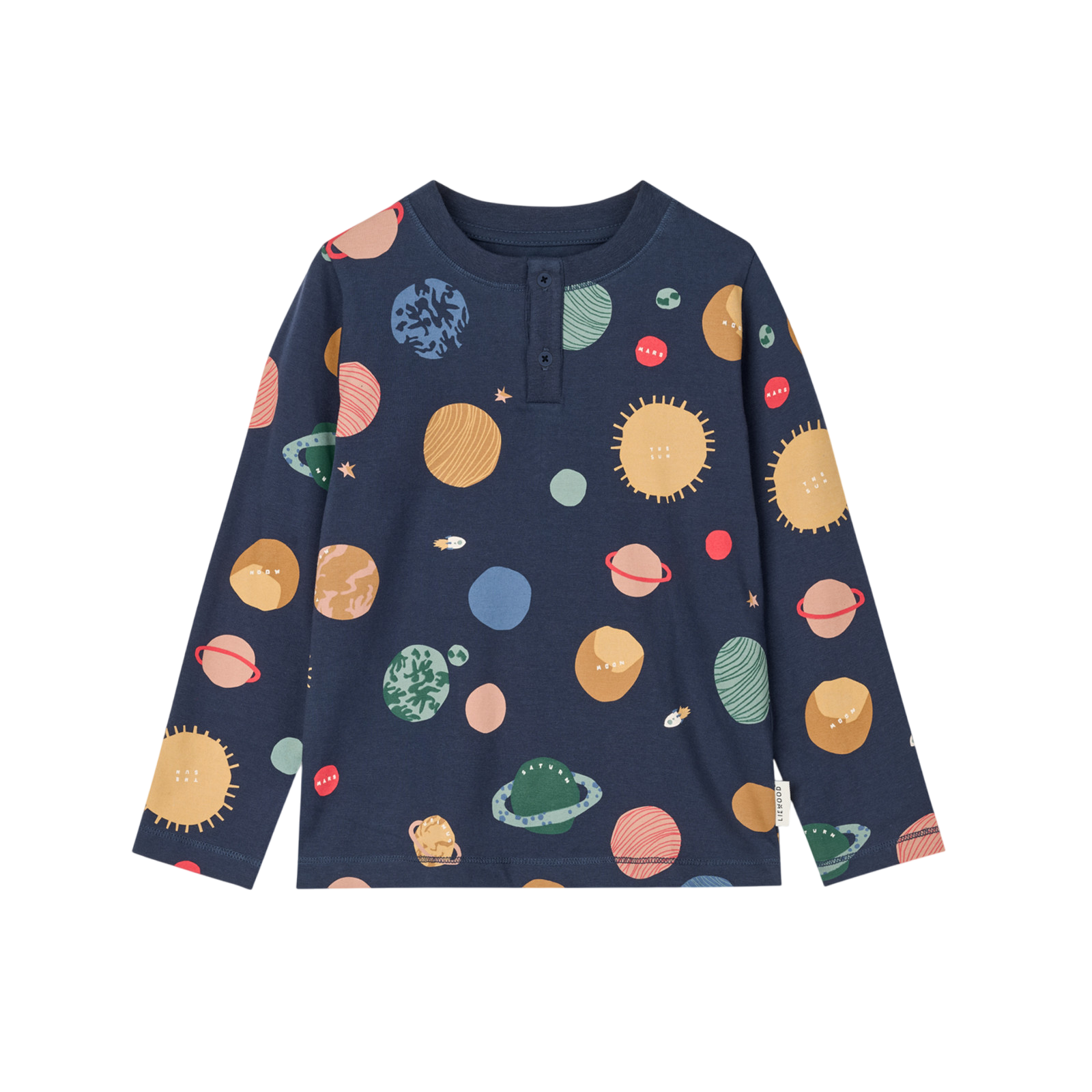 Wilhelm Printed Universe Classic Navy pyjama set
