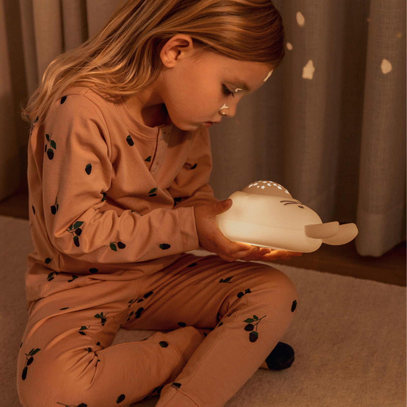 Pyjama Set Wilhelm Printed Mini Berry Pale Tuscany