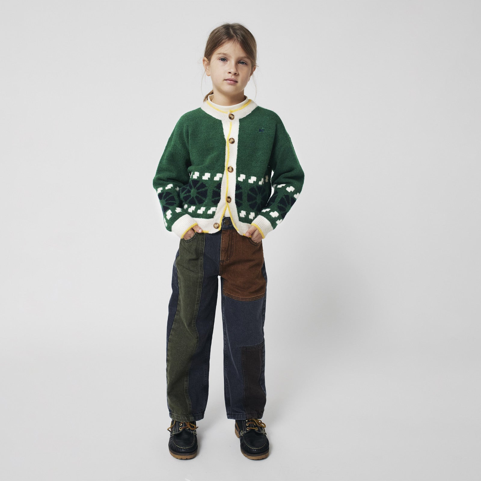 Jeans Bobo Choses Color Block Denim Multicolor