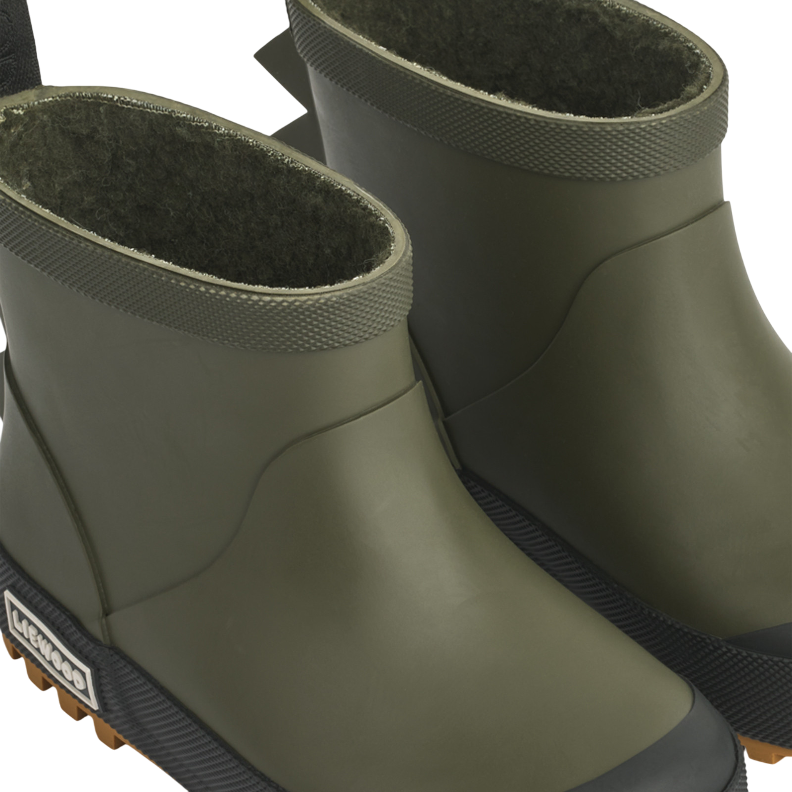 Jesse Dino Thermo Army Brown rubber boots