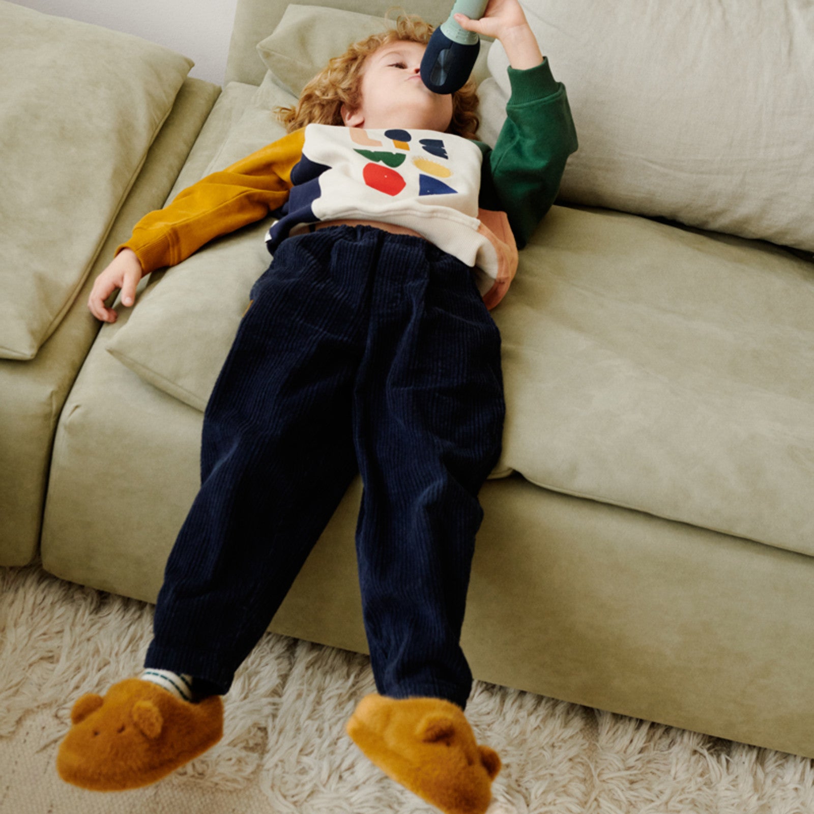 Chaussons Aviaja Bear Golden Caramel