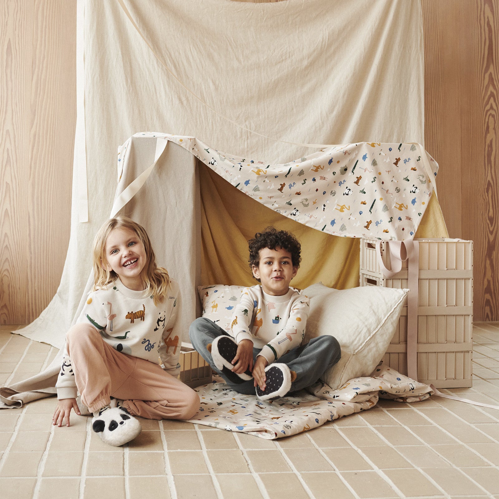 Chaussons Aviaja Panda Sandy Dark Grey