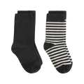 Lot de 2 chaussettes Blue Grey Cream