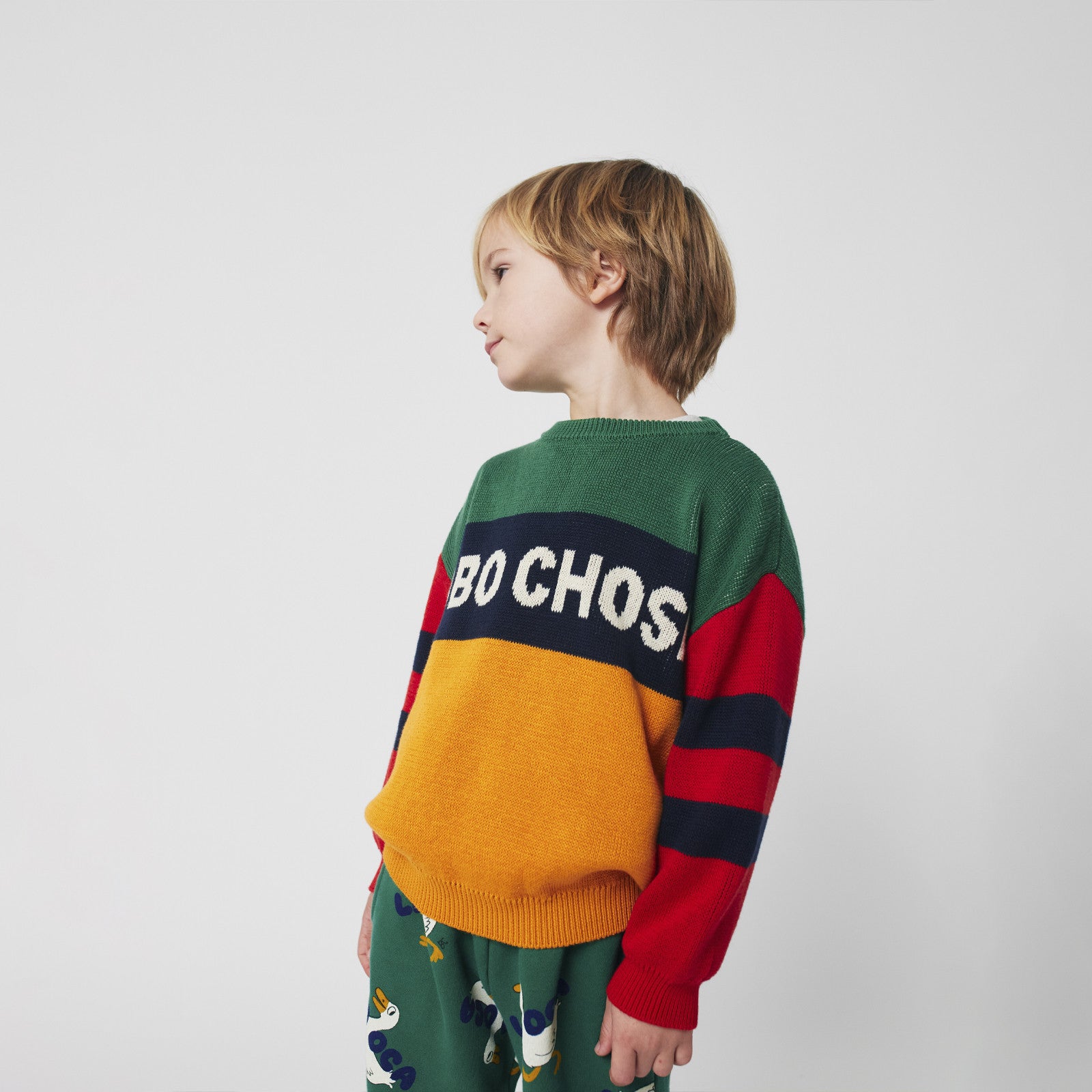 Pull Bobo Choses Color Block Multicolor