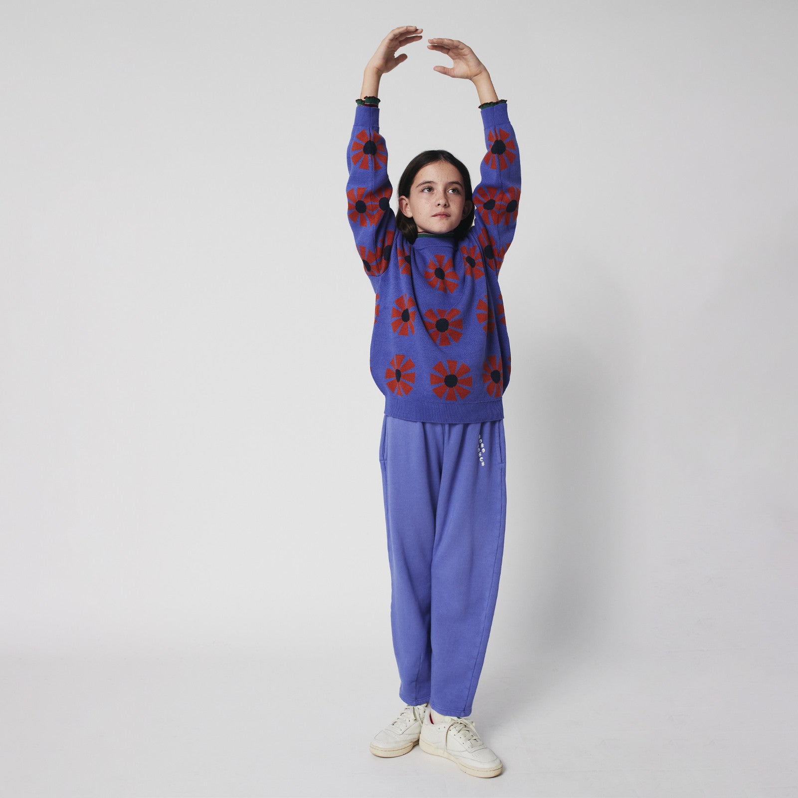 Pull-over Kaléidoscope Jacquard Purple