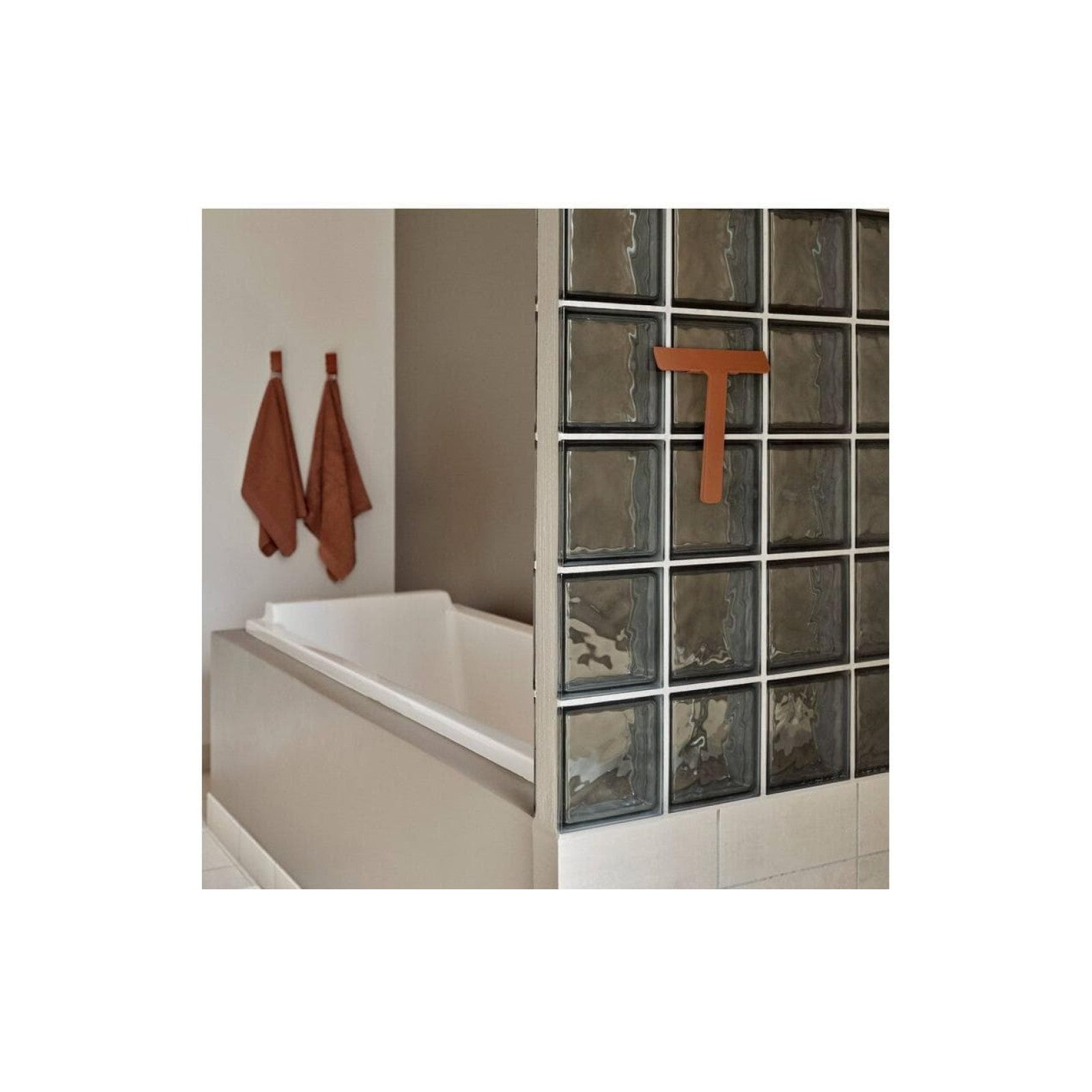 Zone Denmark shower squeegee Ume Terracotta