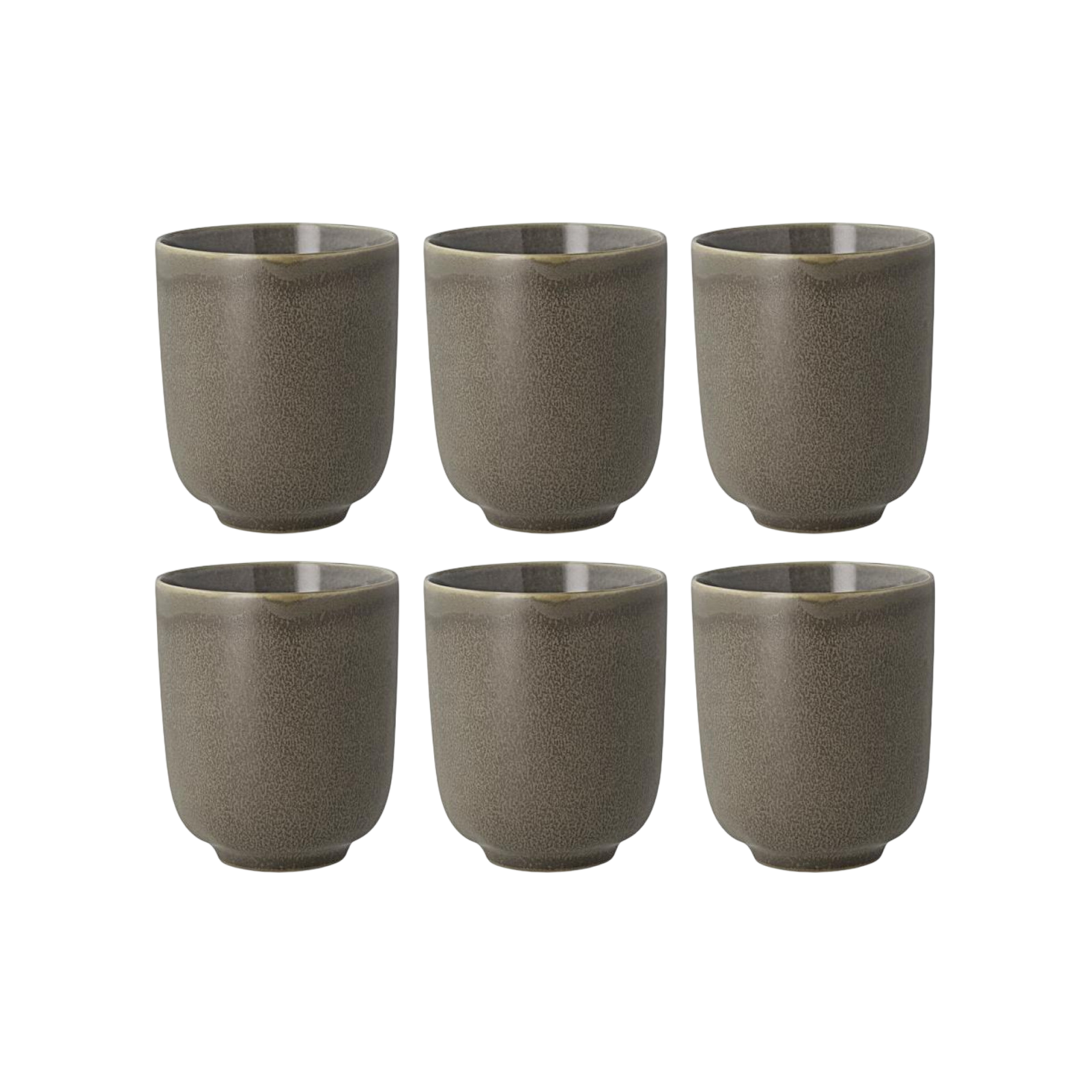 Villa Collection coffee mug Shoku 330 ml, 6 pieces, brown