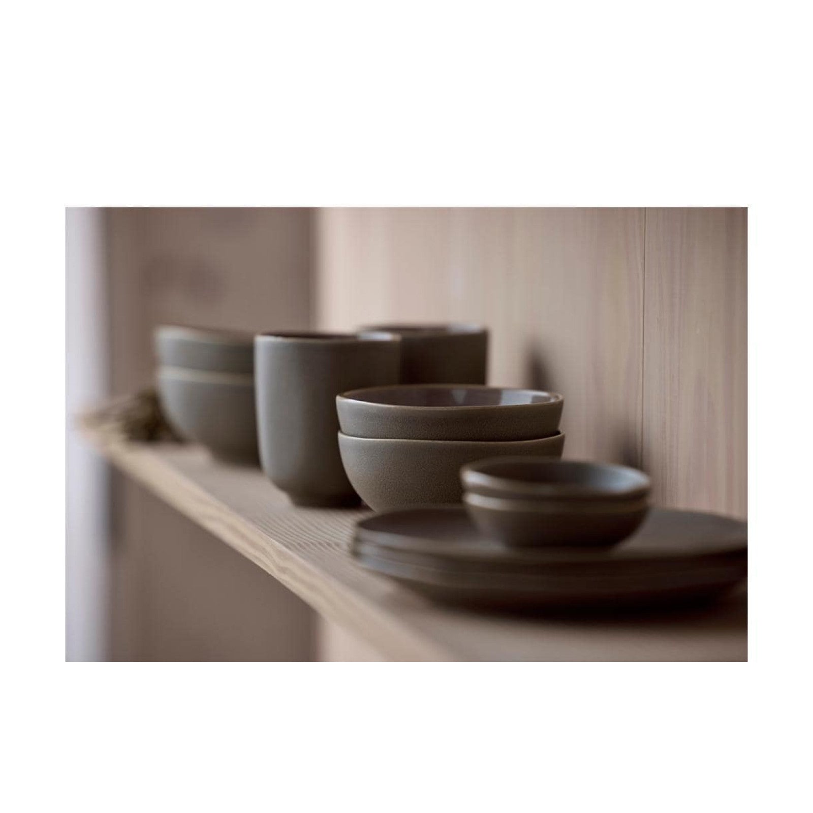 Villa Collection coffee mug Shoku 330 ml, 6 pieces, brown