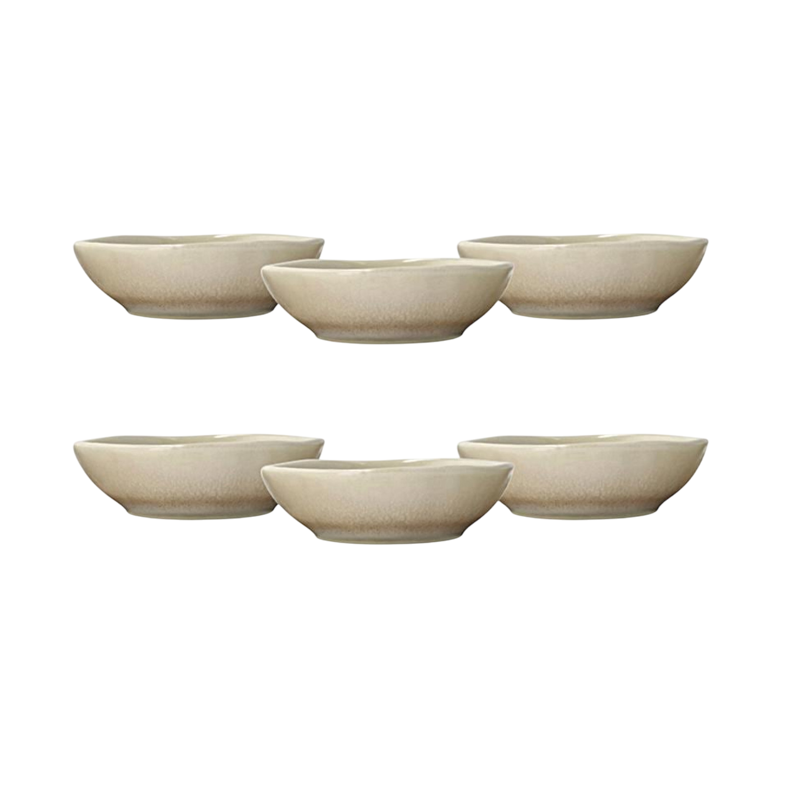 Villa Collection sauce boat Shoku 9 cm, 6 pieces, beige