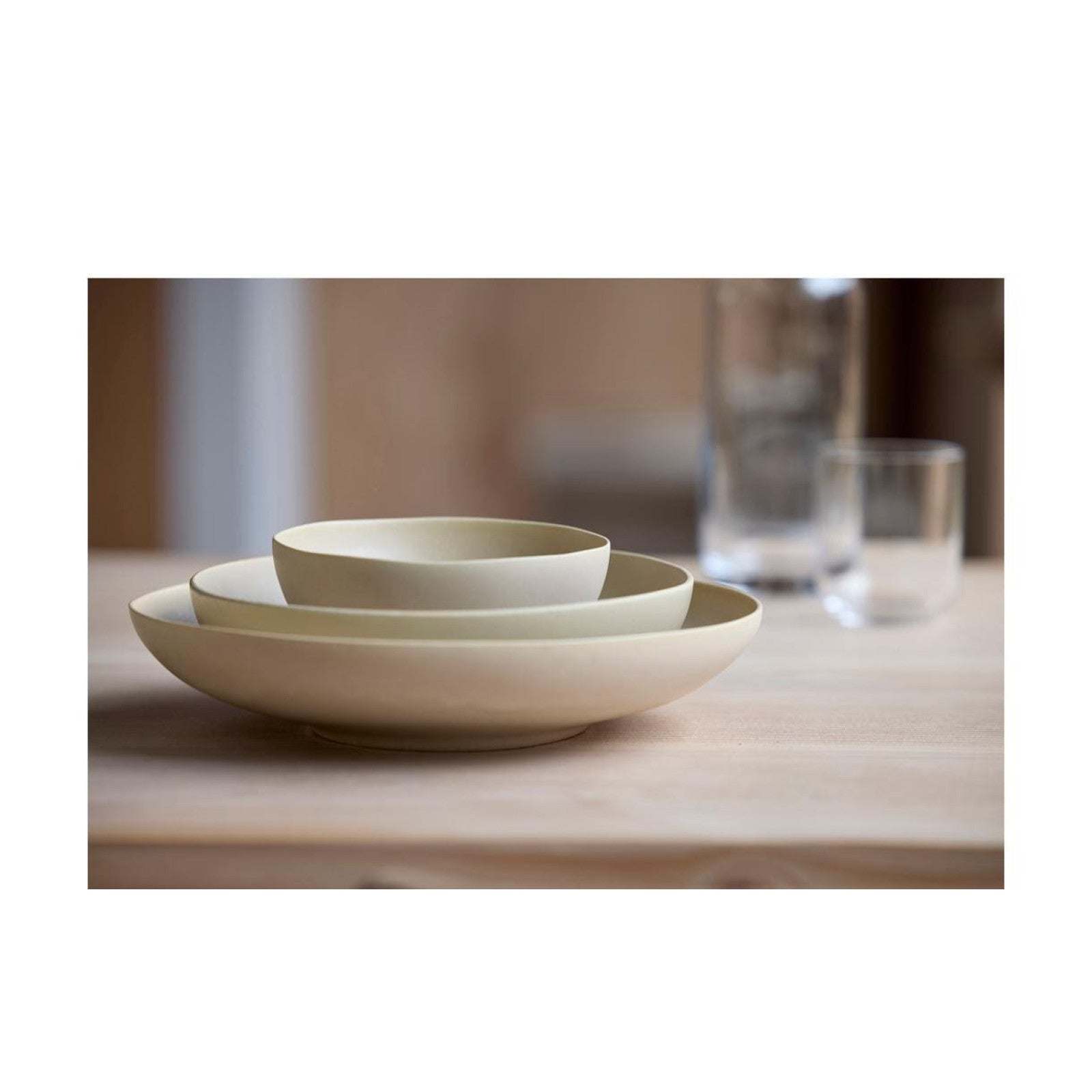 Villa Collection Saladier Shoku 28 cm, 4 pièces, Beige