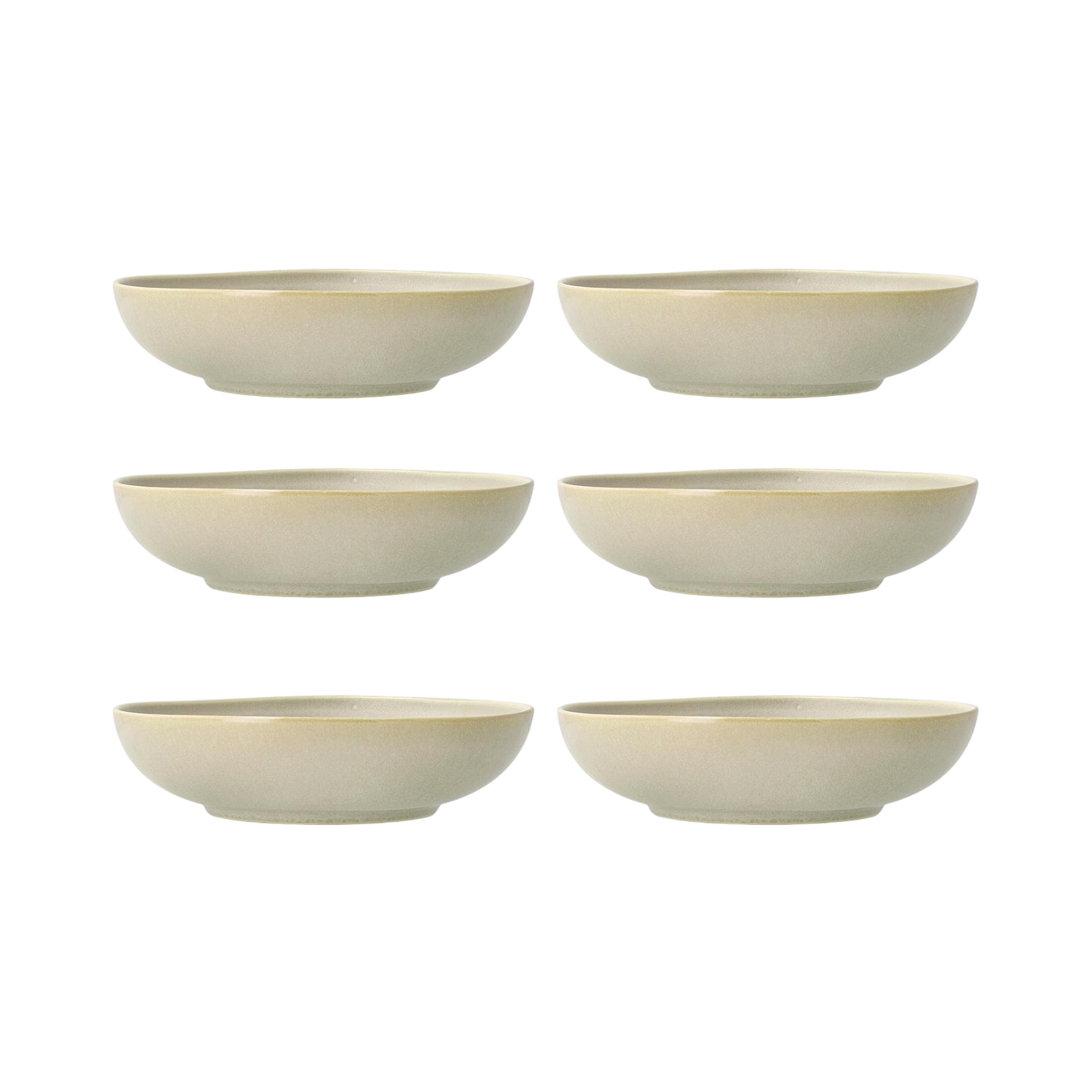 Villa Collection bowl Shoku 23 cm, 6 pieces, beige