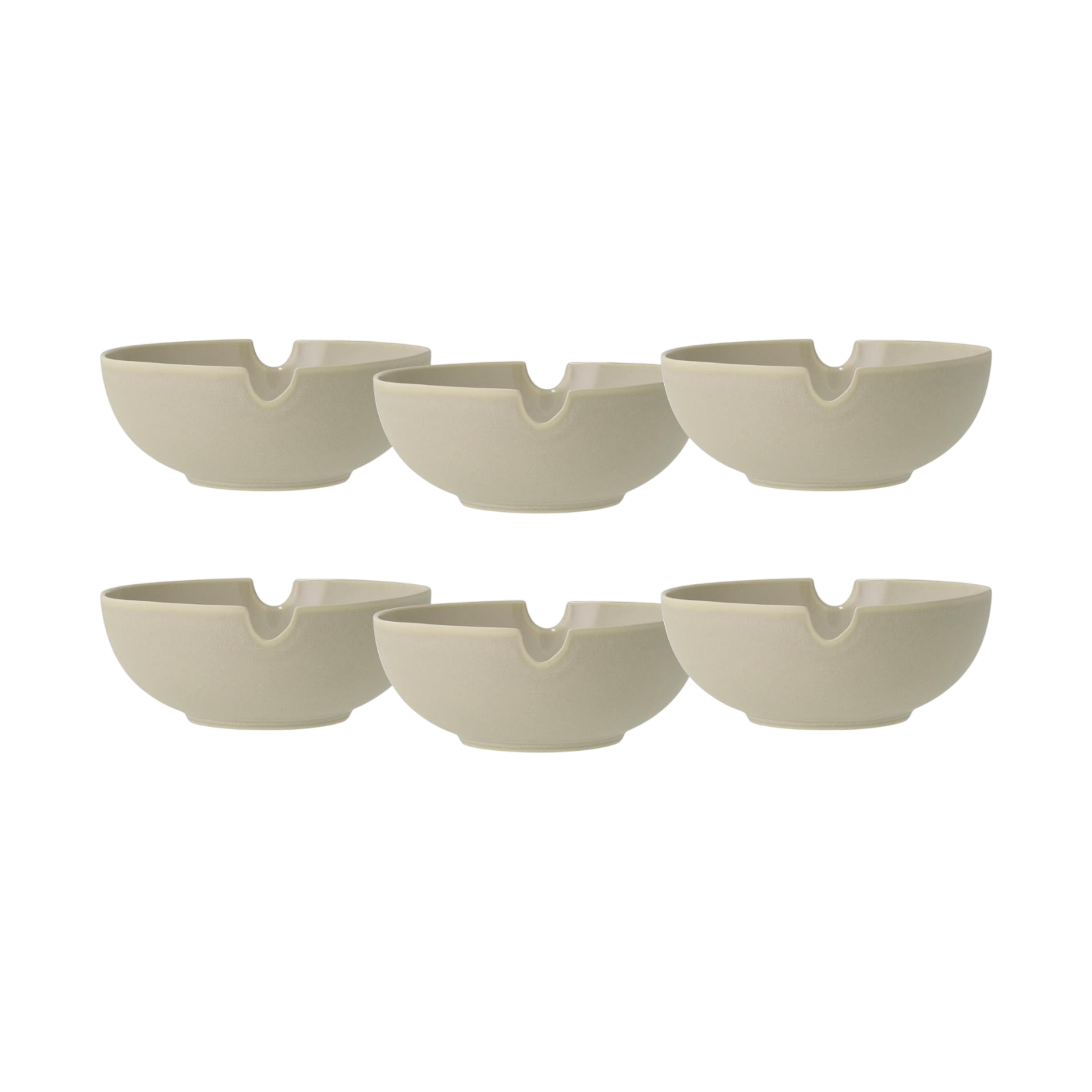 Villa Collection ramen bowl Shoku 18.5 cm, 6 pieces, beige