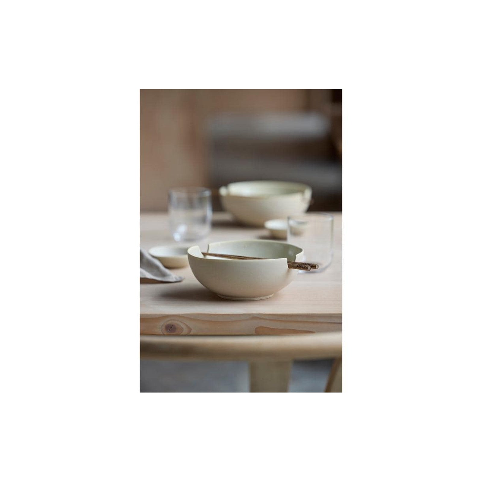 Villa Collection ramen bowl Shoku 18.5 cm, 6 pieces, beige