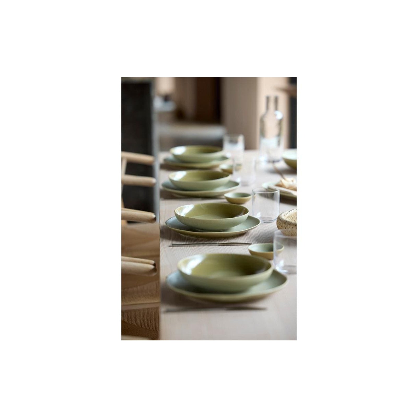 Villa Collection bowl Shoku 23 cm, 6 pieces, green