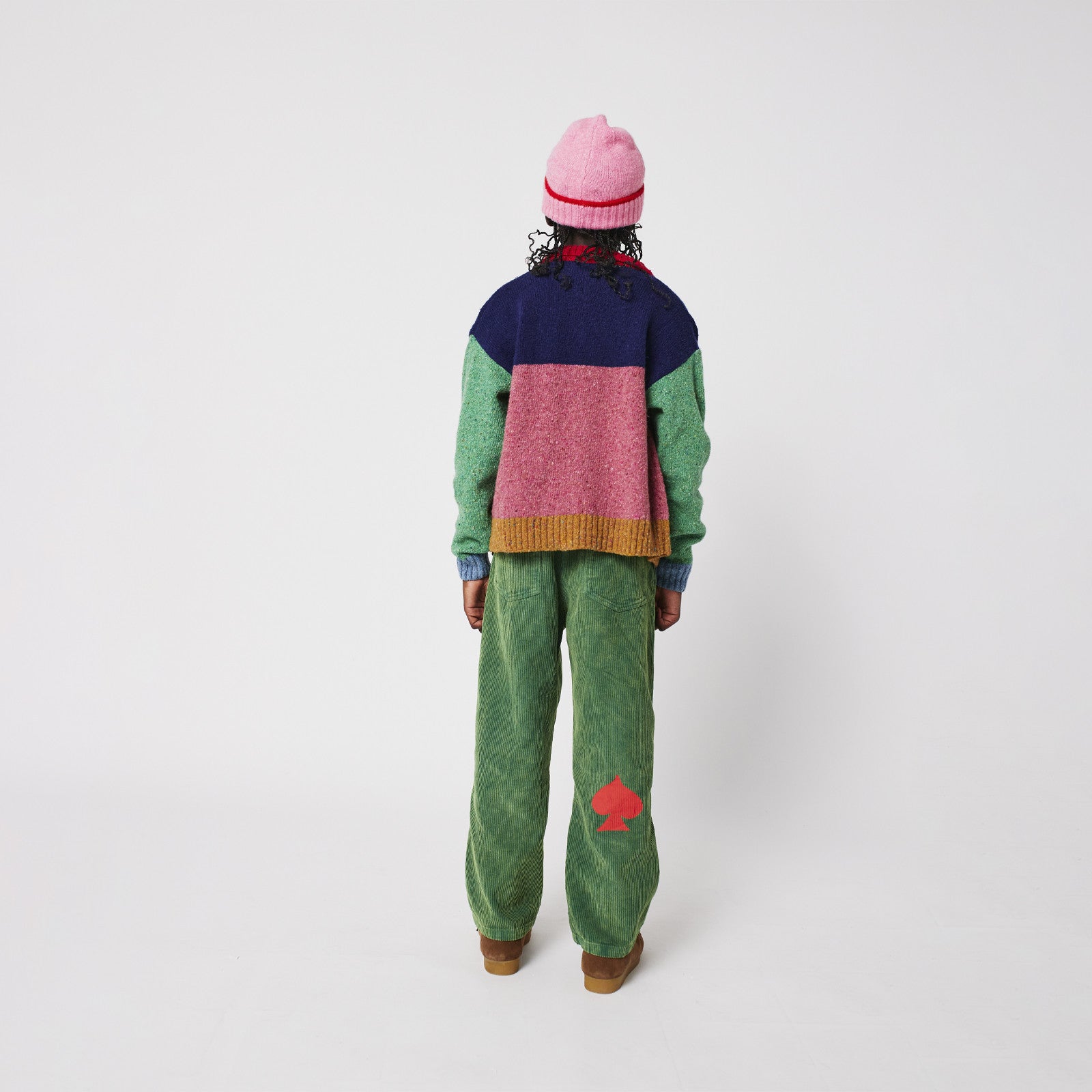 Cardigan Bobo Choses Color Block Multicolor