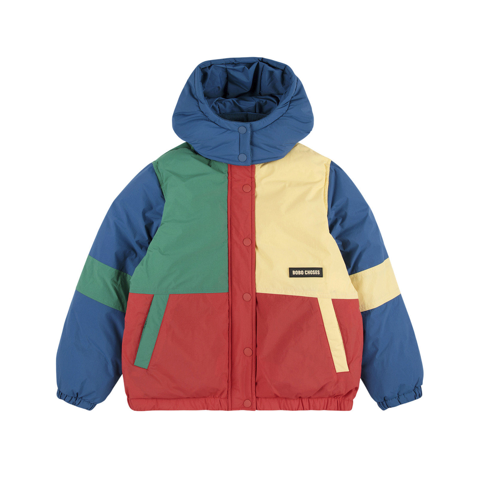 Winter jacket Bobo Choses Color Block Multicolor