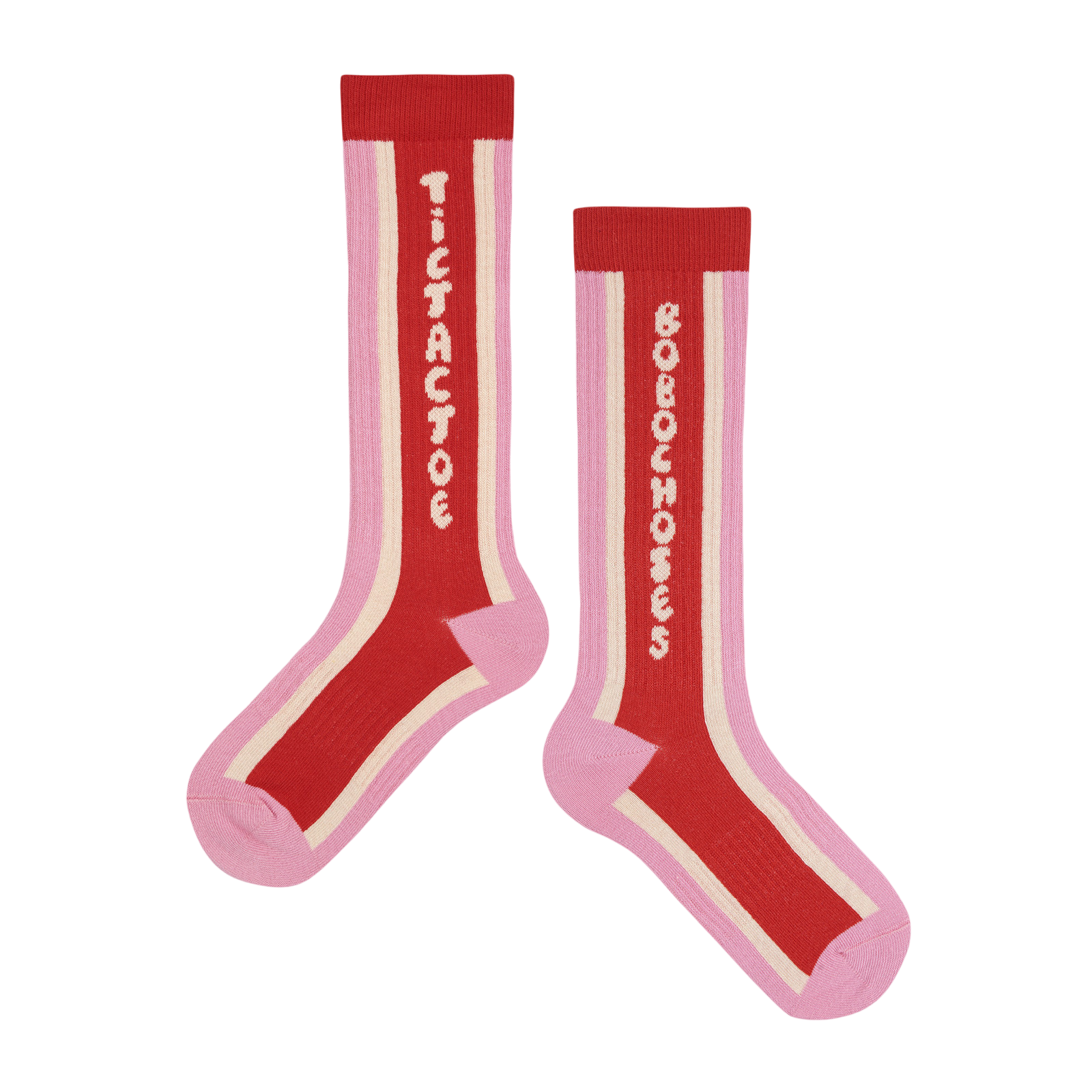 Socken Extra Lang Tic Tac Toe Pink