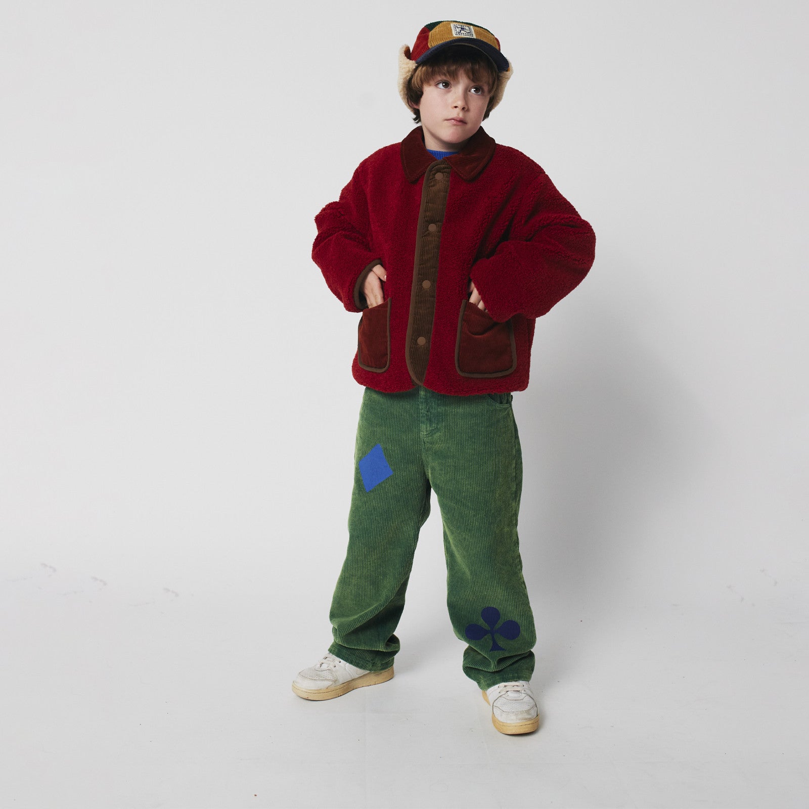 Cap Winter Mr Pencil Corduroy Multicolor