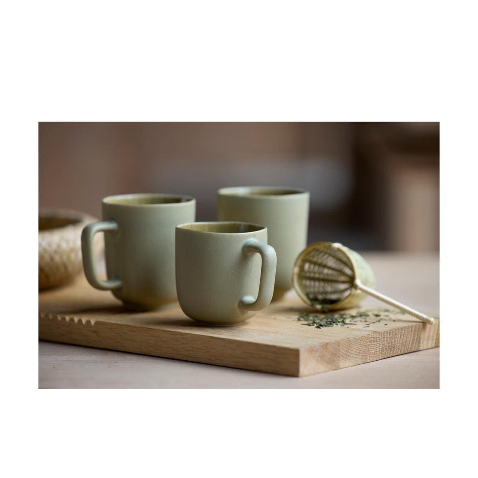 Villa Collection Coffee Cup Shoku 330 ml, 6 pieces, Green