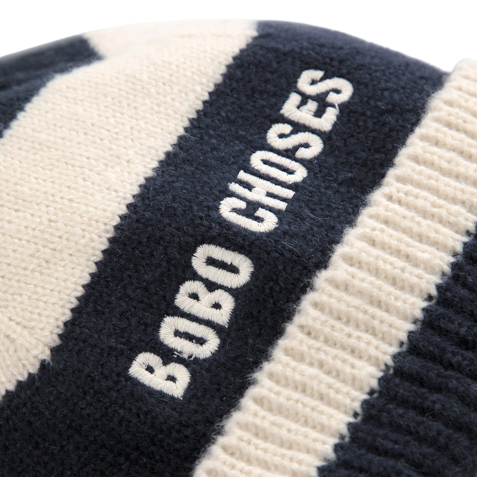 Bobo Choses Striped Bonnet Bleu Midnight